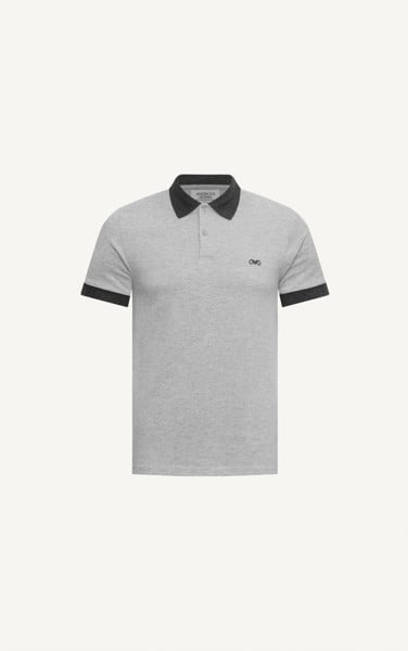  AG56 PREMIUM SLIMFIT ESSENTIAL POLO - LIGHT GREY