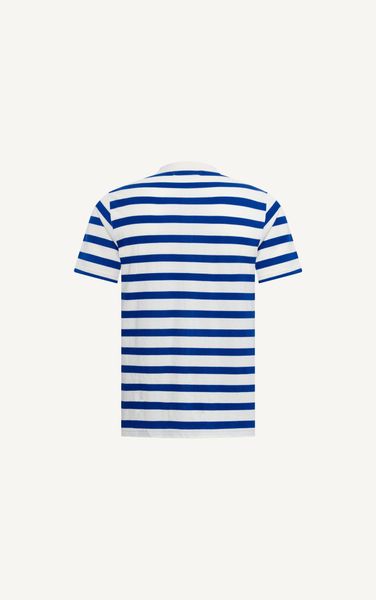  AG3300 STUDIO REGULAR FIT STRIPED POLO - BLUE 