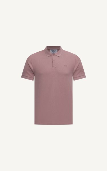  AG02 SIGNATURE SLIMFIT POLO  - DUSKY PINK