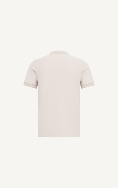  AG02 SIGNATURE SLIMFIT POLO - OCHRE WHITE 