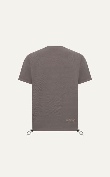  AG20 STUDIO LOOSE FIT BASIC T-SHIRT - OLIVE 