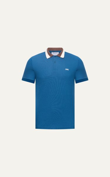  AG80 PREMIUM SLIMFIT POLO - COBALT BLUE