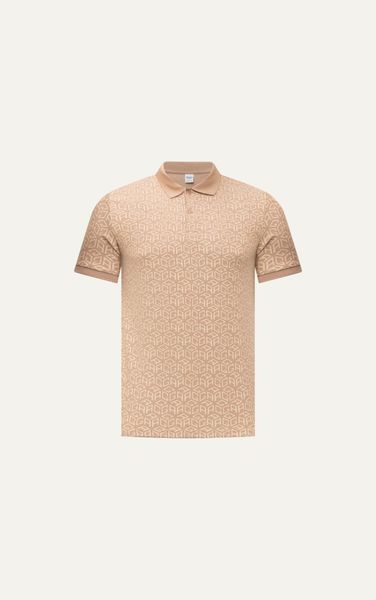  T54 FACTORY SLIMFIT DETAIL AG POLO - BROWN