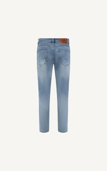  AG51 PREMIUM SLIMFIT THE CITY RIPPED JEANS - LIGHT BLUE 