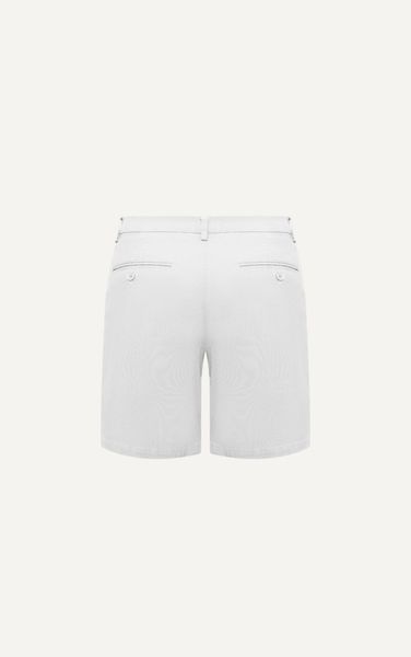  AG509 NEW PLEATED CHINO SHORTS IN WHITE 
