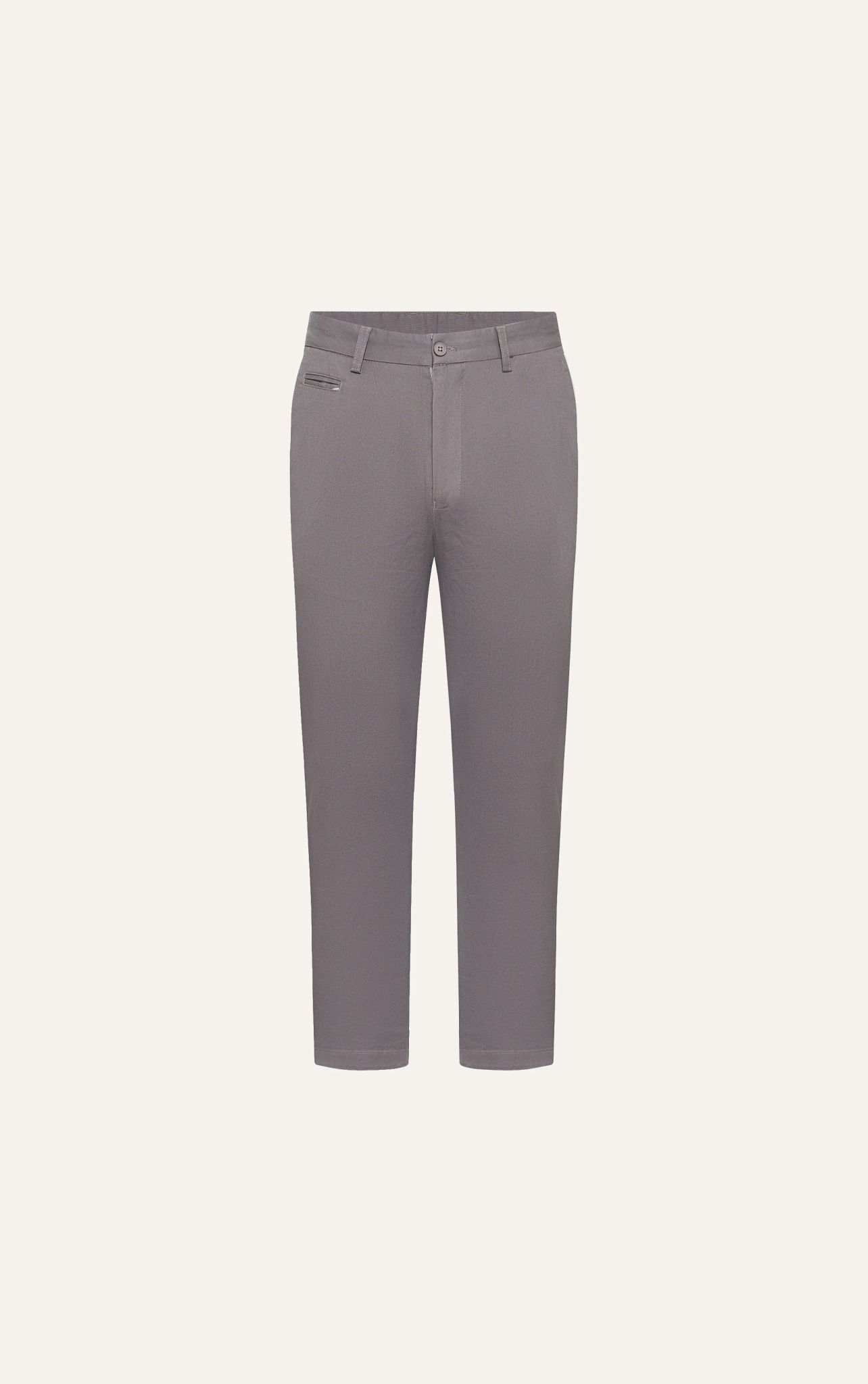  AG058 PREMIUM SLIMFIT KHAKI TROUSERS - DARK GREY 