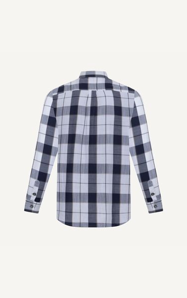  A/G CHECKED BIG SHIRT IN BLACK 