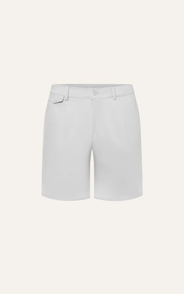  AG512 STUDIO SLIMFIT NEW PLEATED CHINO SHORT - WHITE