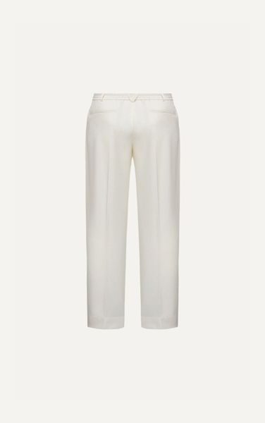  AG017 STUDIO LOOSE FIT RELAX TROUSERS - WHITE 