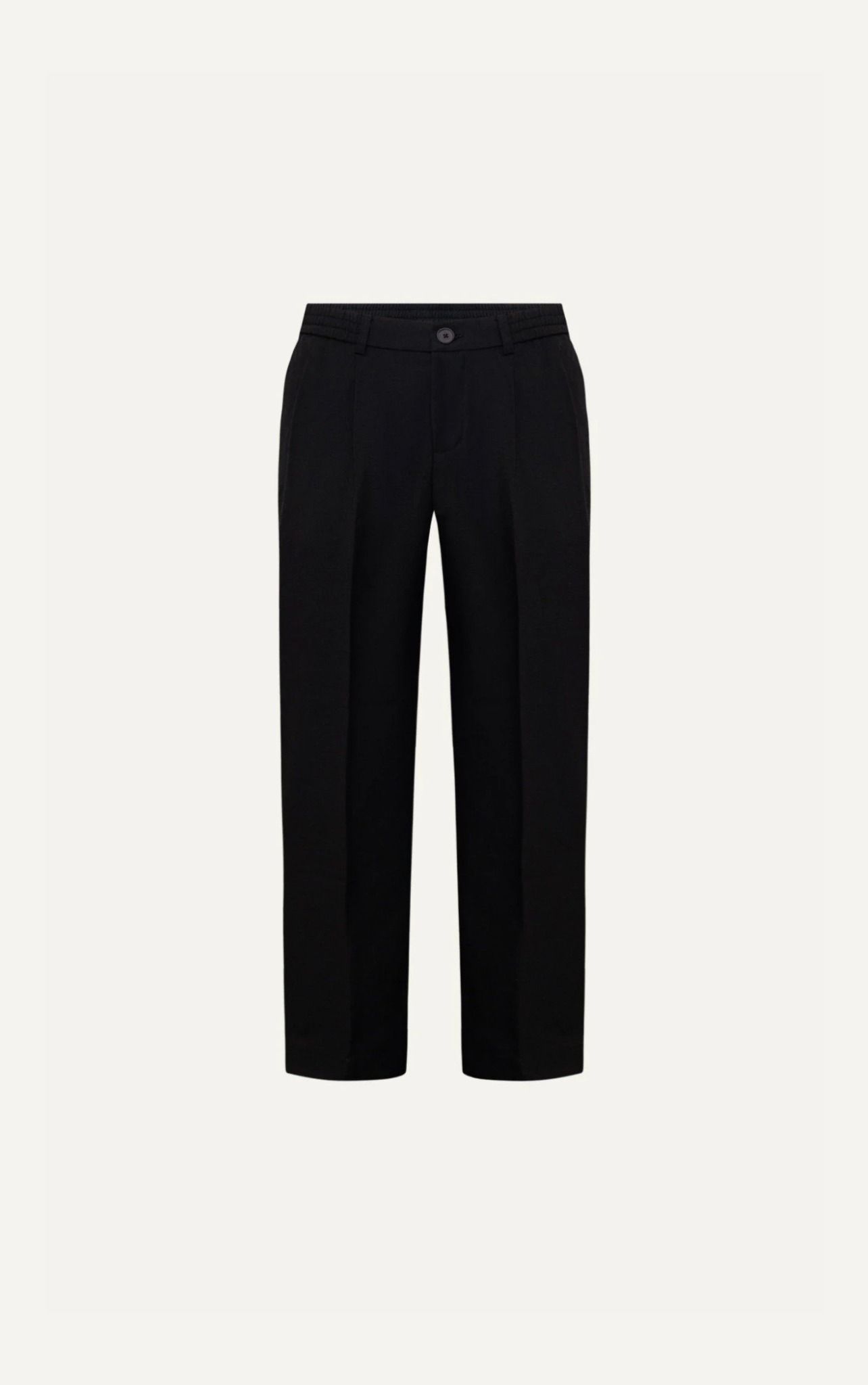  AG017 STUDIO LOOSE FIT RELAX TROUSERS - BLACK 