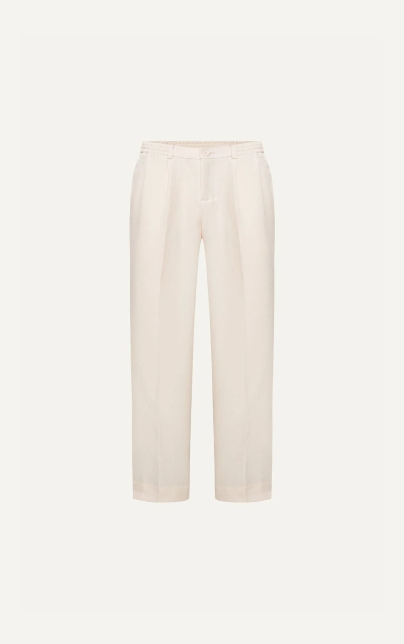  AG19 STUDIO LOOSE FIT RELAX TROUSERS - OFF WHITE 
