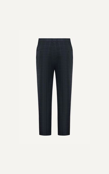  AG505 PREMIUM SLIMFIT CHECKED TROUSERS - GREY 