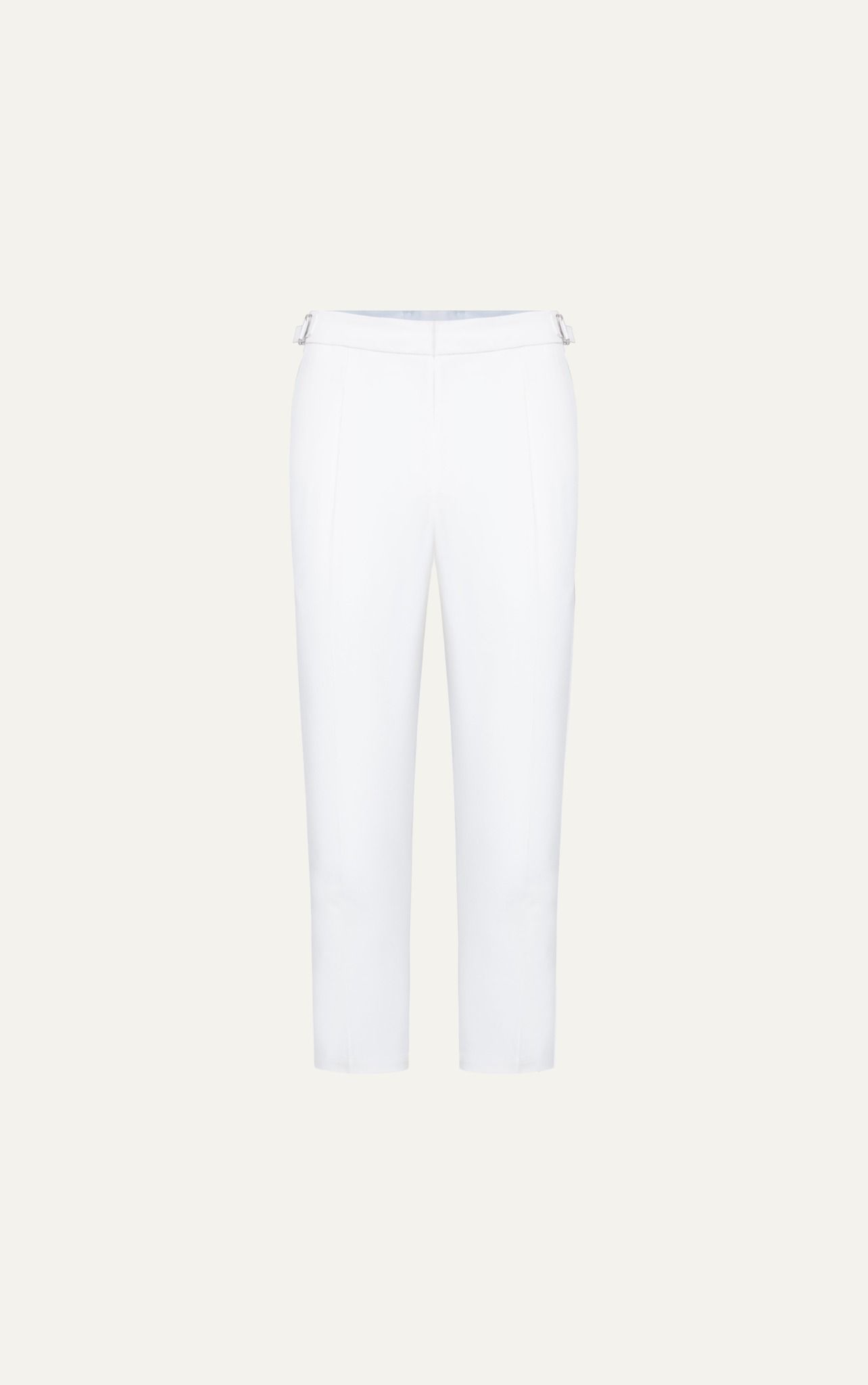 AG01 PREMIUM SLIMFIT SIDETAB TROUSERS - WHITE