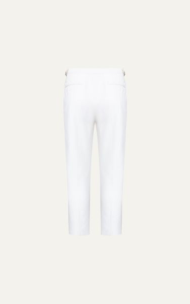  AG01 SIDETAB TROUSER - WHITE 