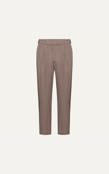  AG06 PREMIUM SLIMFIT SIDETAB TROUSERS - BROWN