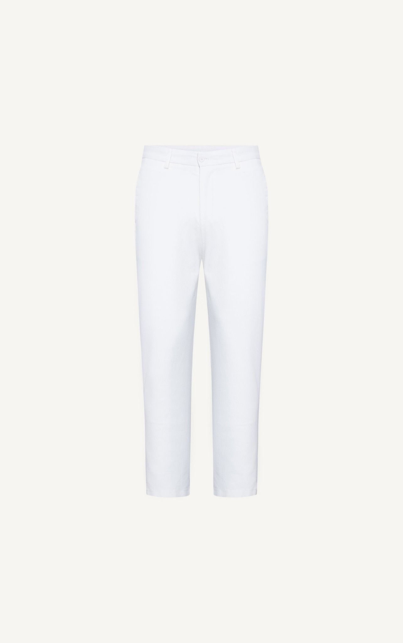  AG105 PREIUM SLIMFIT KHAKI TROUSERS - WHITE 