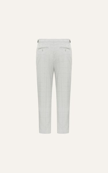  AG05 PREMIUM SLIMFIT SIDETAB TROUSERS - OFF WHITE 