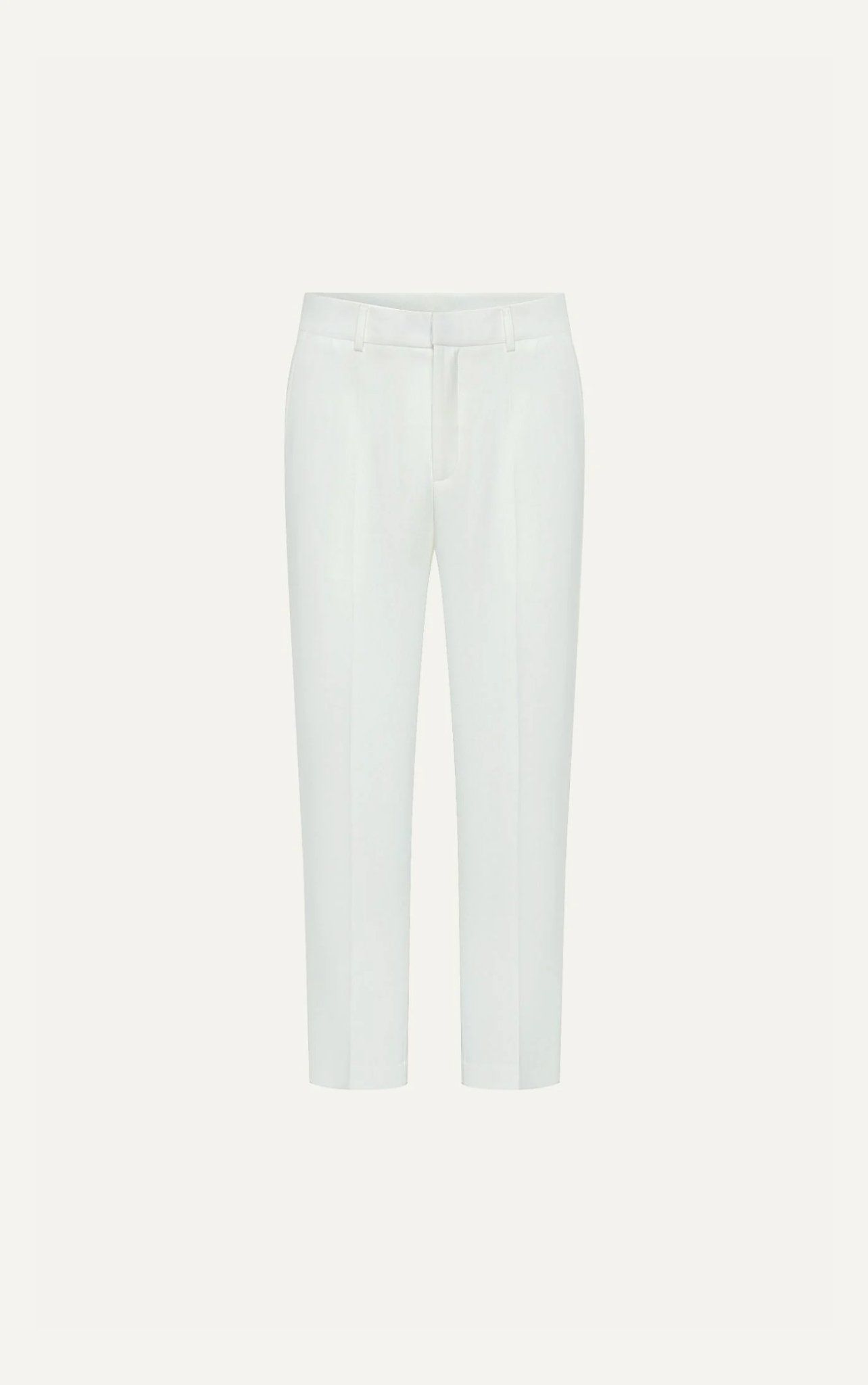 AGHT14 PREMIUM REGULAR FIT TROUSERS - WHITE