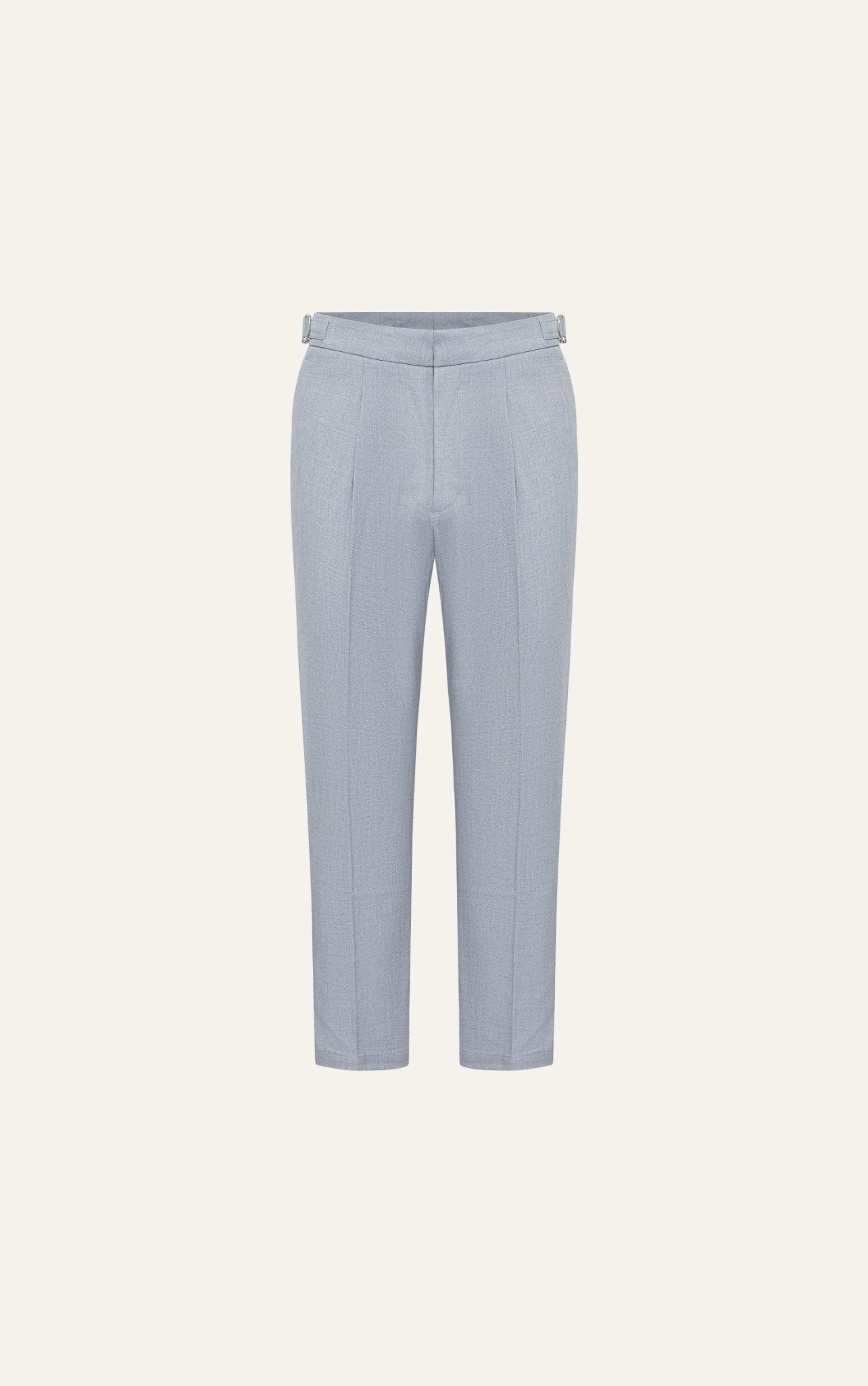 AG09 PREMIUM SLIMFIT SIDETAB TROUSERS - LIGHT GREY