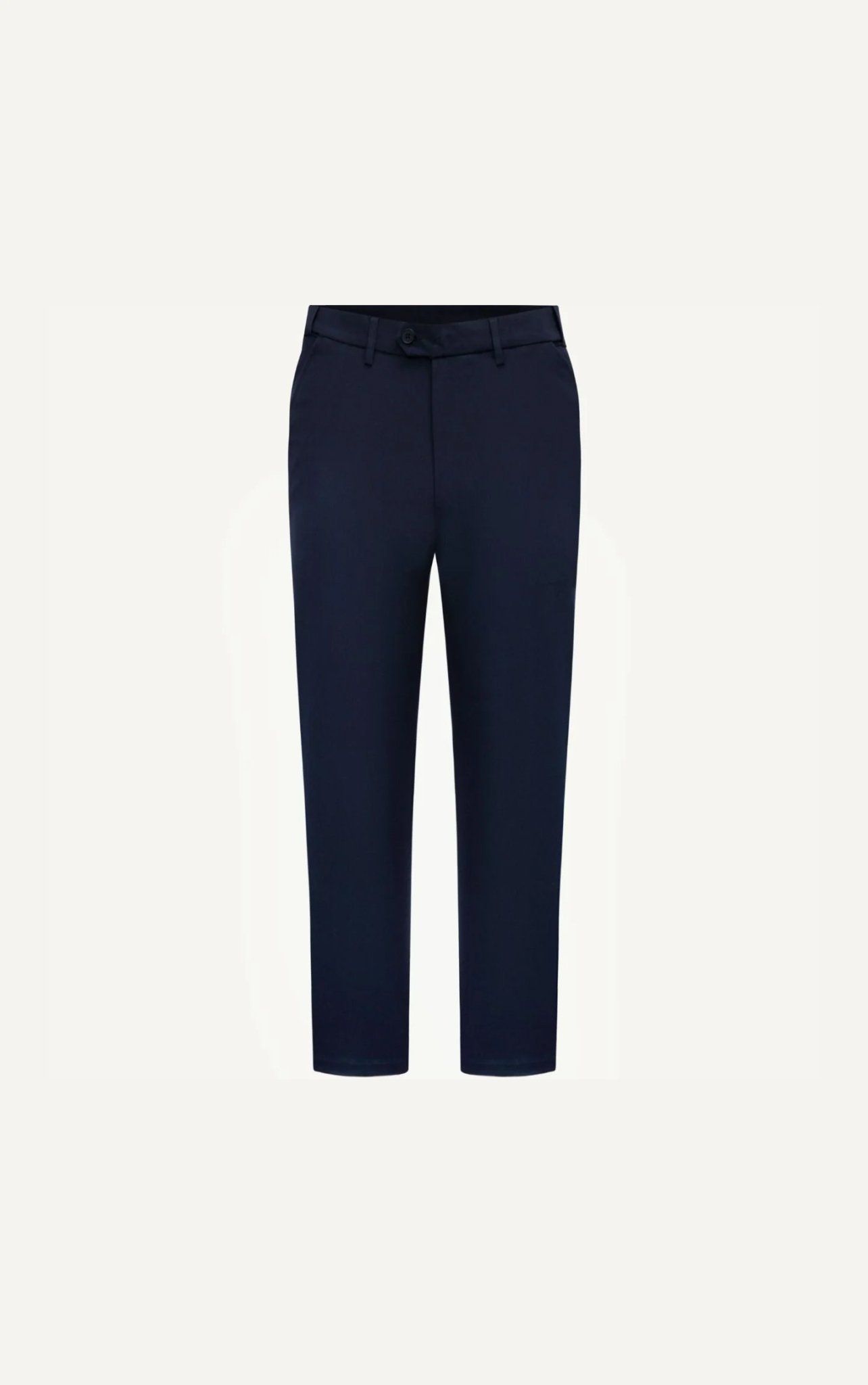 AG508 PREMIUM SLIMFIT ELASTIC WAIST TROUSERS - DARK BLUE