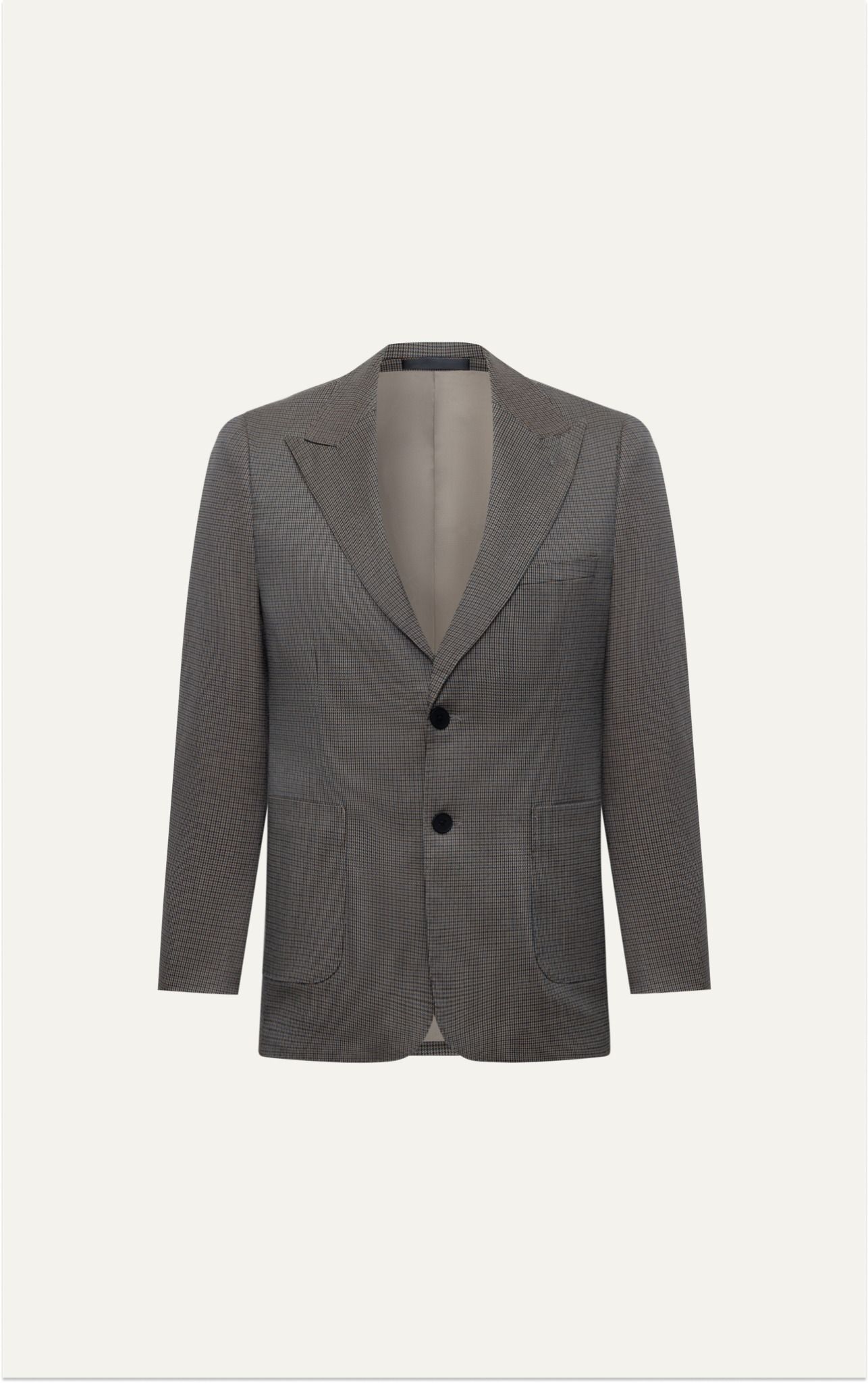 AG60 PREMIUM SLIMFIT SMALL CHECKERED VEST - BROWN