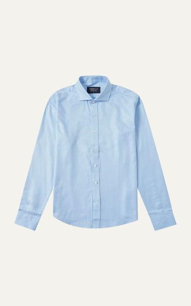  AG868 NEW CHECKED SHIRT BABY BLUE