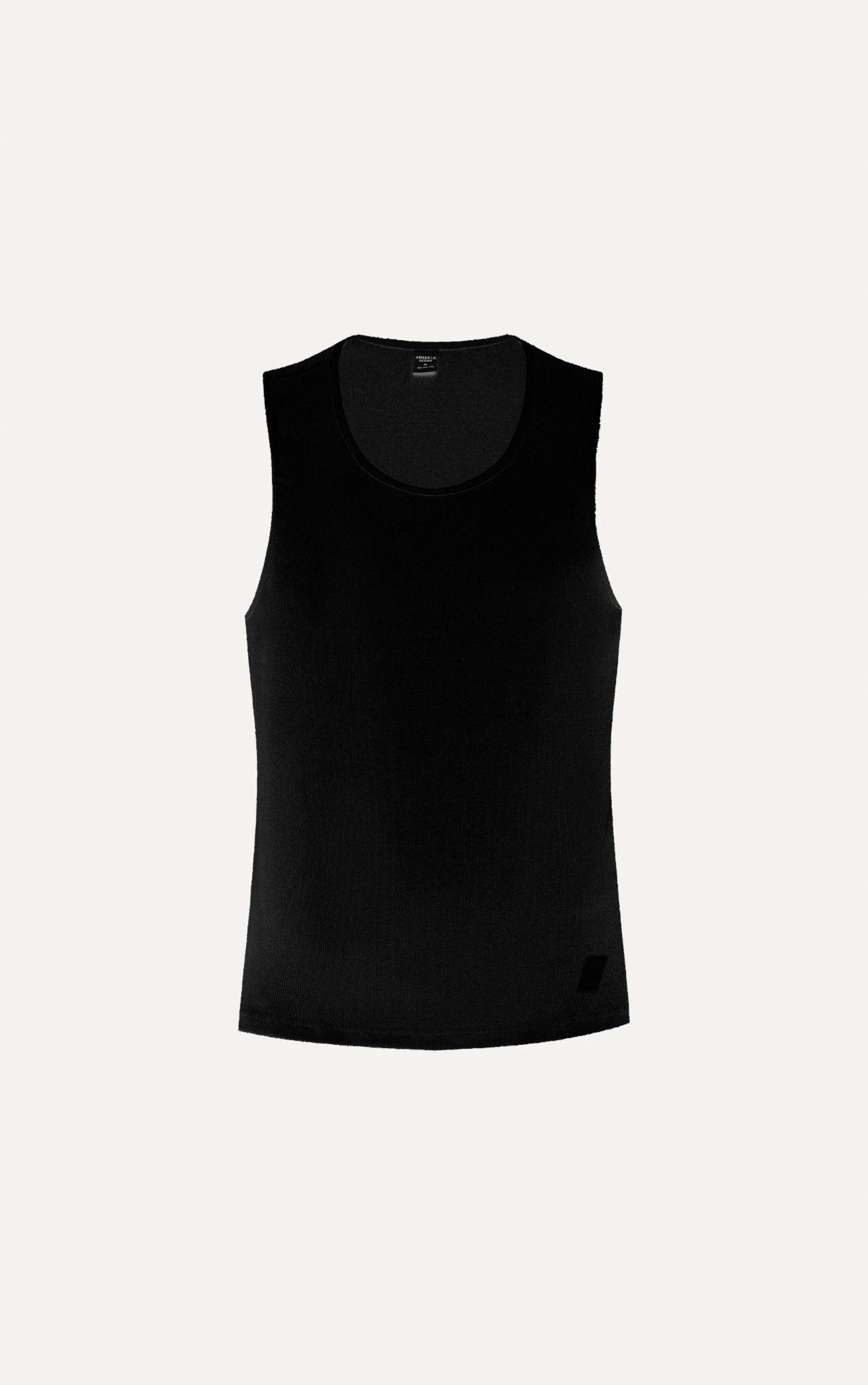 TA36 FACTORY REGULAR FIT BASIC TANKTOP - BLACK