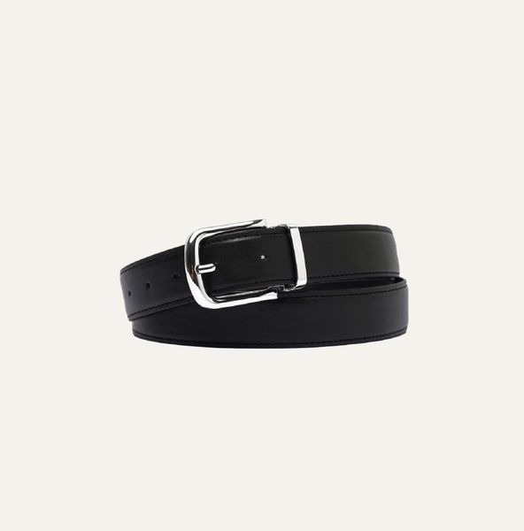  AG LEATHER BELTS - SQUARE SLIVER HEAD