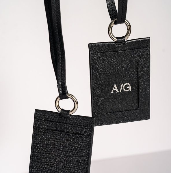  A/G DESIGN ID CARD HOLDER WITH NECK STRAP 