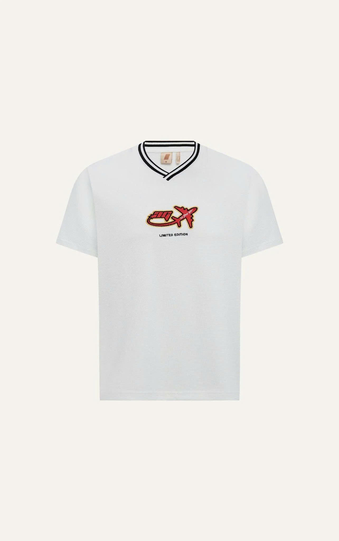 AG04 STUDIO LOOSE FIT LOGO T-SHIRT - WHITE