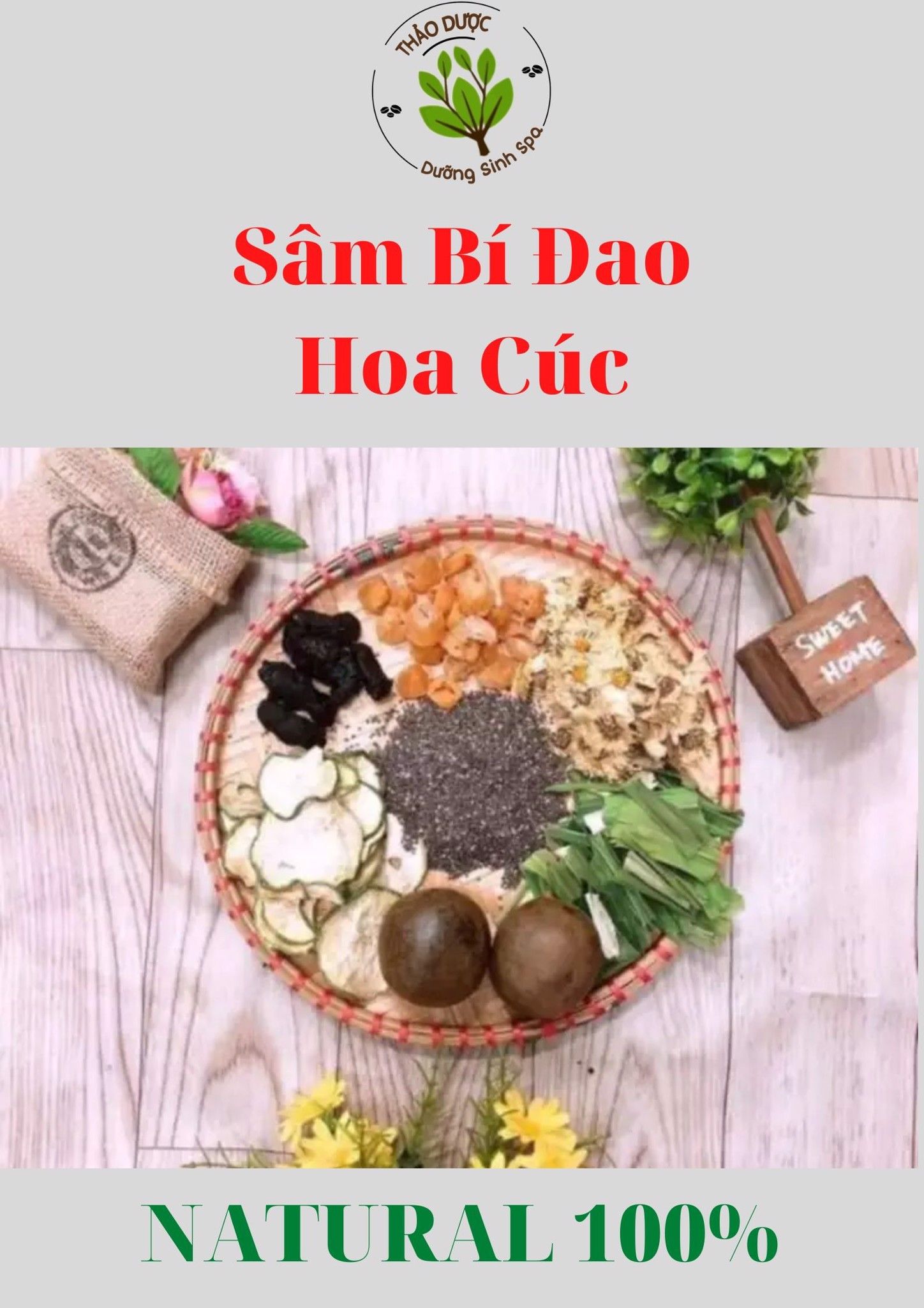 Sâm Bí Đao Hoa Cúc
