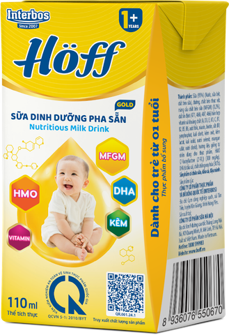 Sữa dinh dưỡng pha sẵn Hoff 110ml Gold