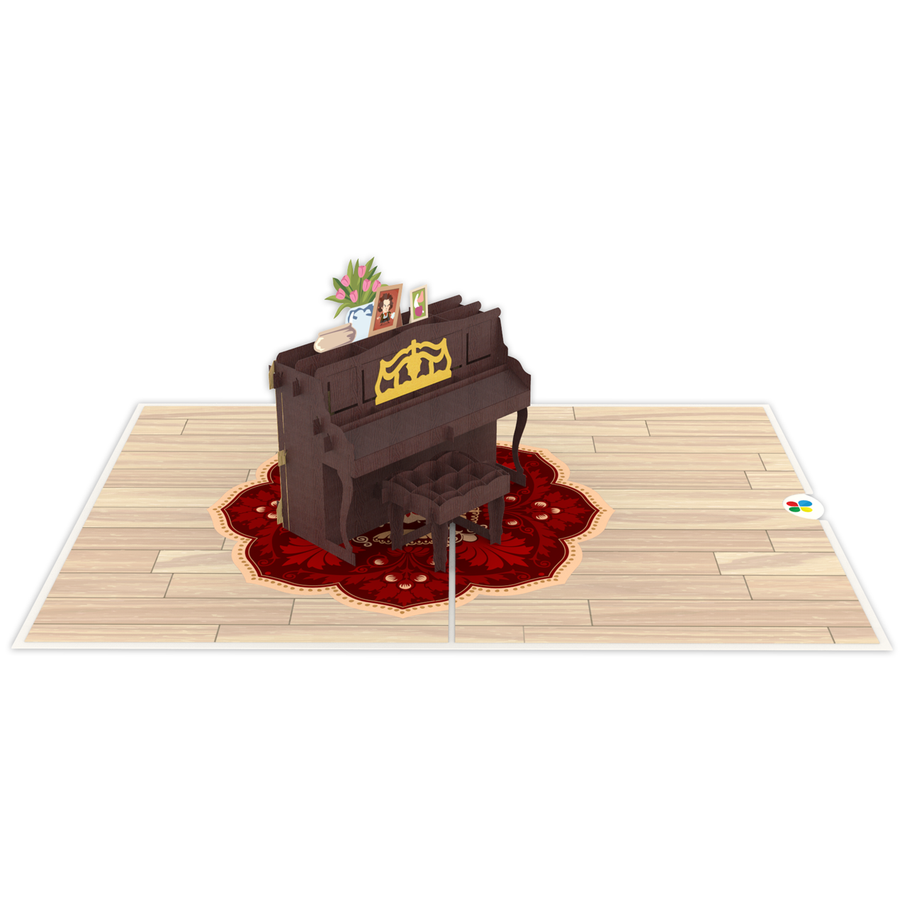 Thiệp Pop Up Piano
