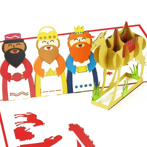 Thiệp Pop Up Giáng Sinh Ba Vua