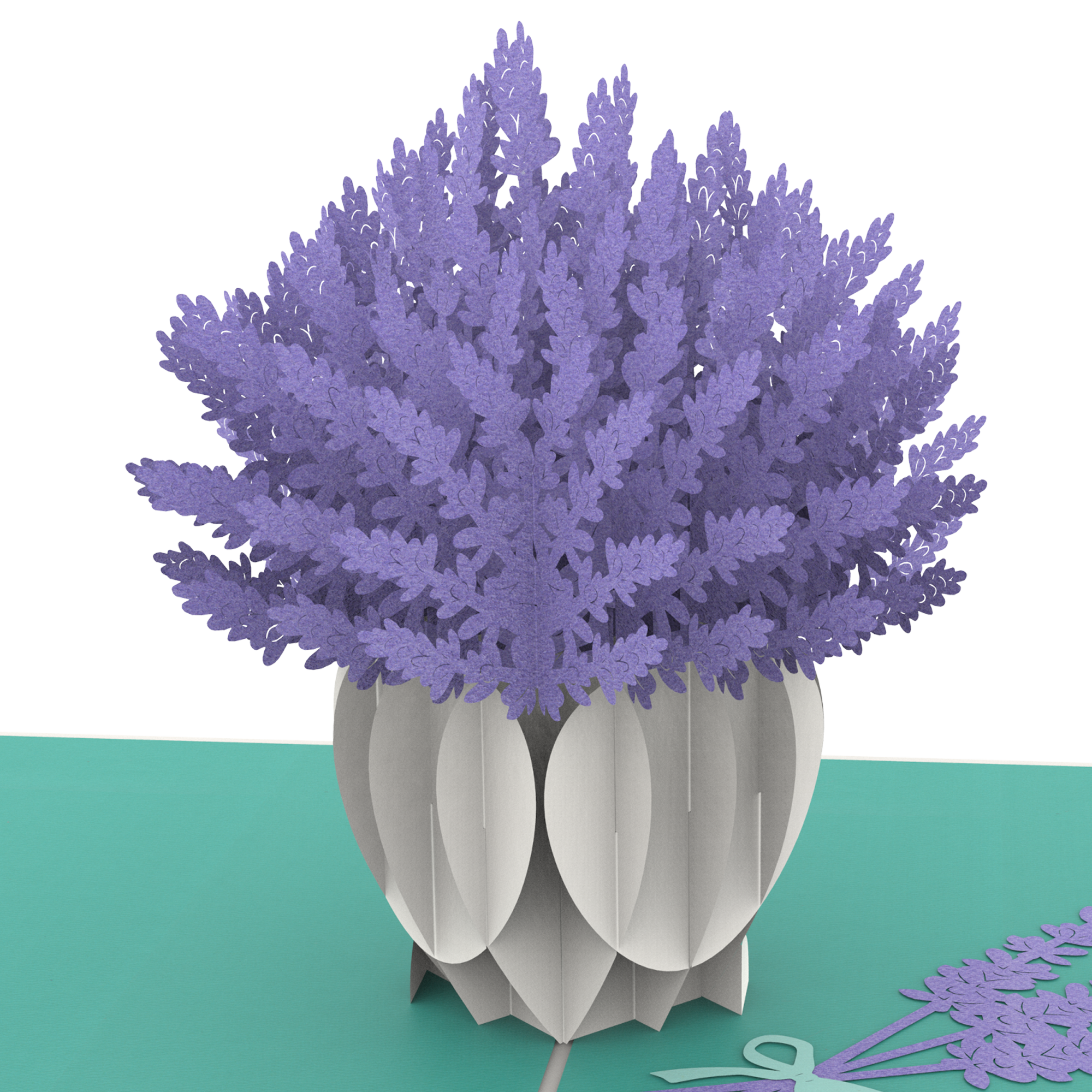 Thiệp Pop Up Hoa Lavender