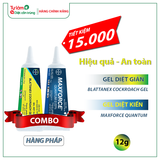 [COMBO DIỆT KIẾN+GIÁN] Maxforce Quantum Vs Blattanex Cockroch Gel, Tiết Kiệm Hơn