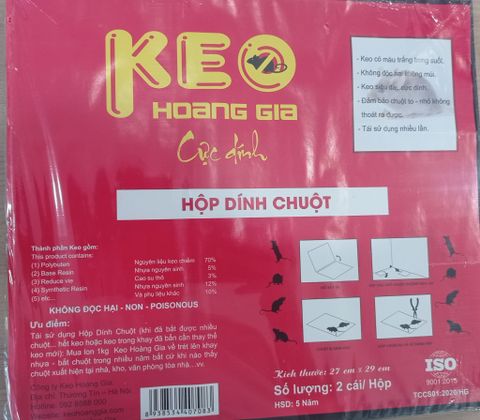  Hộp keo dính chuột HOÀNG GIA 