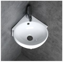 CHẬU LAVABO GÓC TREO TƯỜNG  TRẮNG -  BLLE  8300