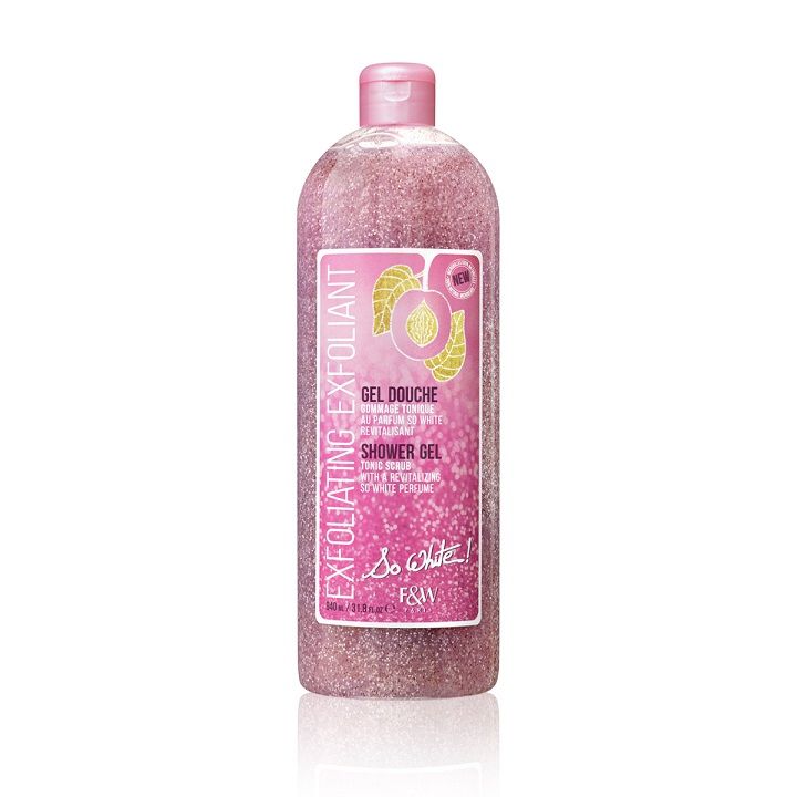 Sữa Tắm Tẩy Tế Bào Chết Fair & White so White Exfoliating Exfoliant Shower Gel Ouibeaute 940ml