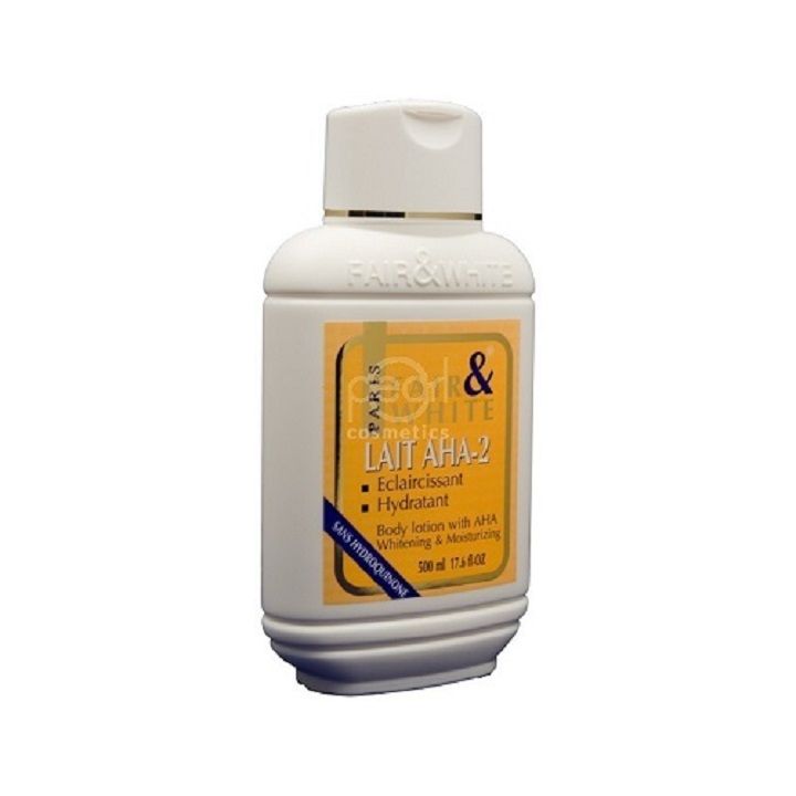 Dưỡng Thể Làm Trắng Toàn Thân Fair & White Lait Aha-2 Body Lotion With AHA 500ml