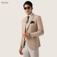 Áo Vest Nam Kem Sữa Blazer