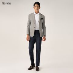 Áo Vest Nam Xám Xước Blazer