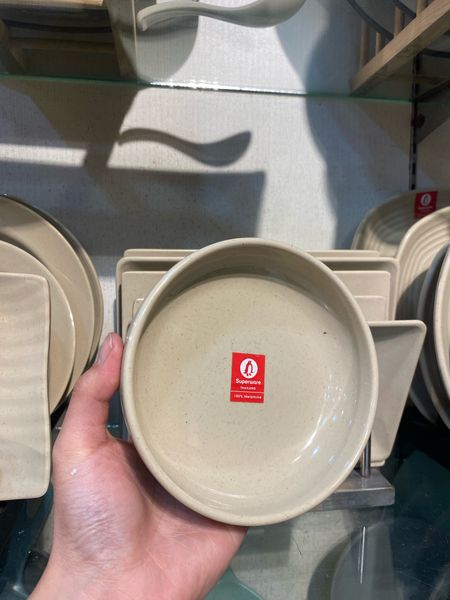 Đĩa tương HQ nhựa melamine nâu đá