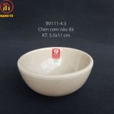 Bát cơm Melamine Superware màu nâu đá