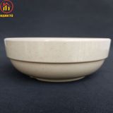 Đĩa tương HQ nhựa melamine nâu đá