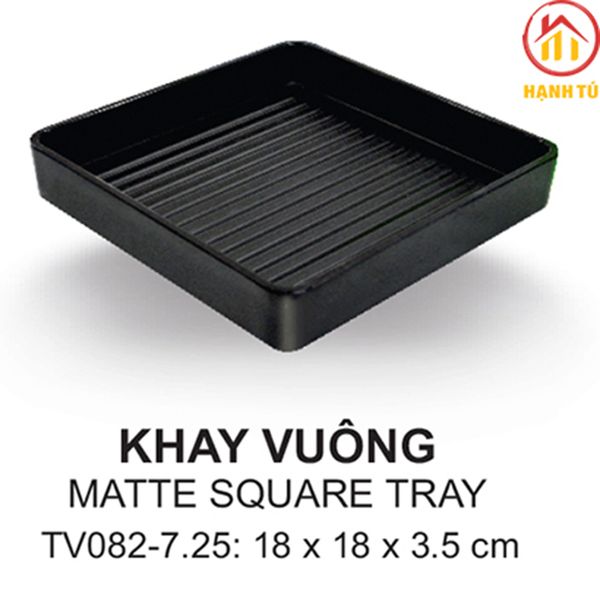 Khay vuông sushi trong bộ bát đĩa nhà hàng Nhật