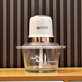 Máy Xay Thịt Đa Năng Mishio MK388 - Cối Thủy Tinh 2L, Xay Nhuyễn Mọi Loại Thực Phẩm, Đa Dụng, Tiện Lợi