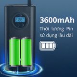  Máy bơm pin Kachi MK374 - Bơm xăm lốp ô tô, xe máy, xe đạp, phao, bóng 