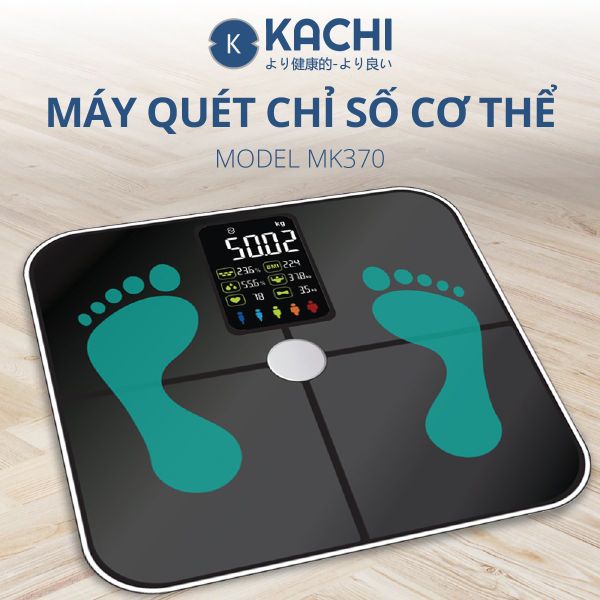  Máy quét chỉ số cơ thể Kachi MK370 CÔNG NGHỆ FEETID NHẬN DIỆN NGƯỜI DÙNG MÀ K CẦN KẾT NỐI APP 