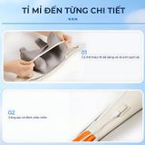 Máy massage cổ vay gáy 4D Kachi MK395 mô phỏng bàn tay người, chạy pin không dây tiện lợi